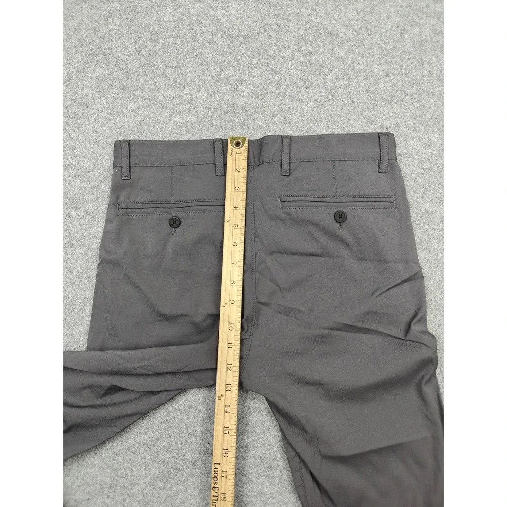 Theory Pants Mens 29 Gray Zaine SW Ascend Tech Slim Stretch‎ Microfiber Chino